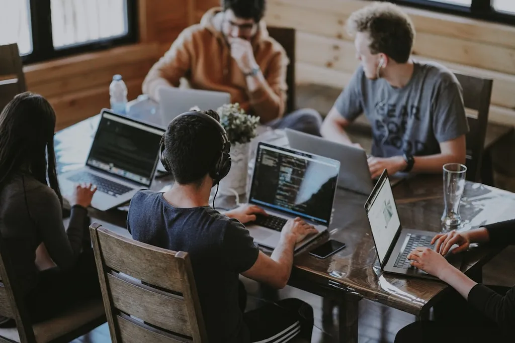 Software project team planning — visual atmosphere