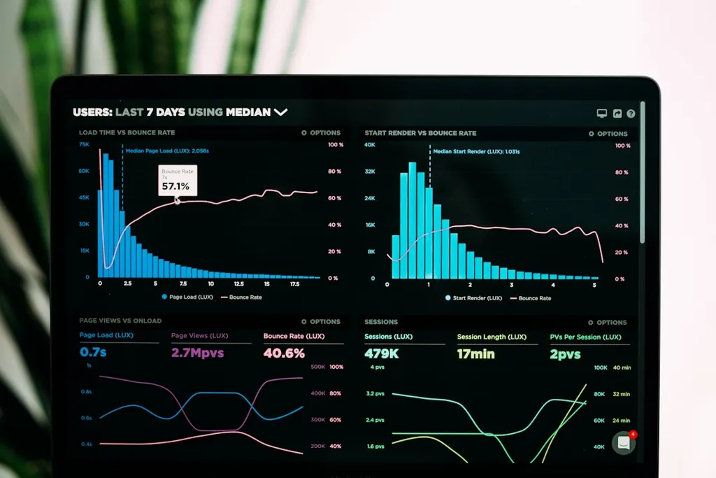 Dashboard interface design — visual atmosphere